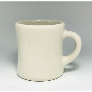 Vintage Victor Mug Heavy Thick Stoneware White Coffee Cup Diner Restaurant USA